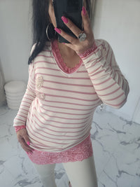 Rouleau dentelle LOAN corail