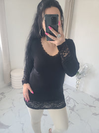 Rouleau dentelle LOAN noir