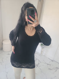 Rouleau dentelle LOAN noir