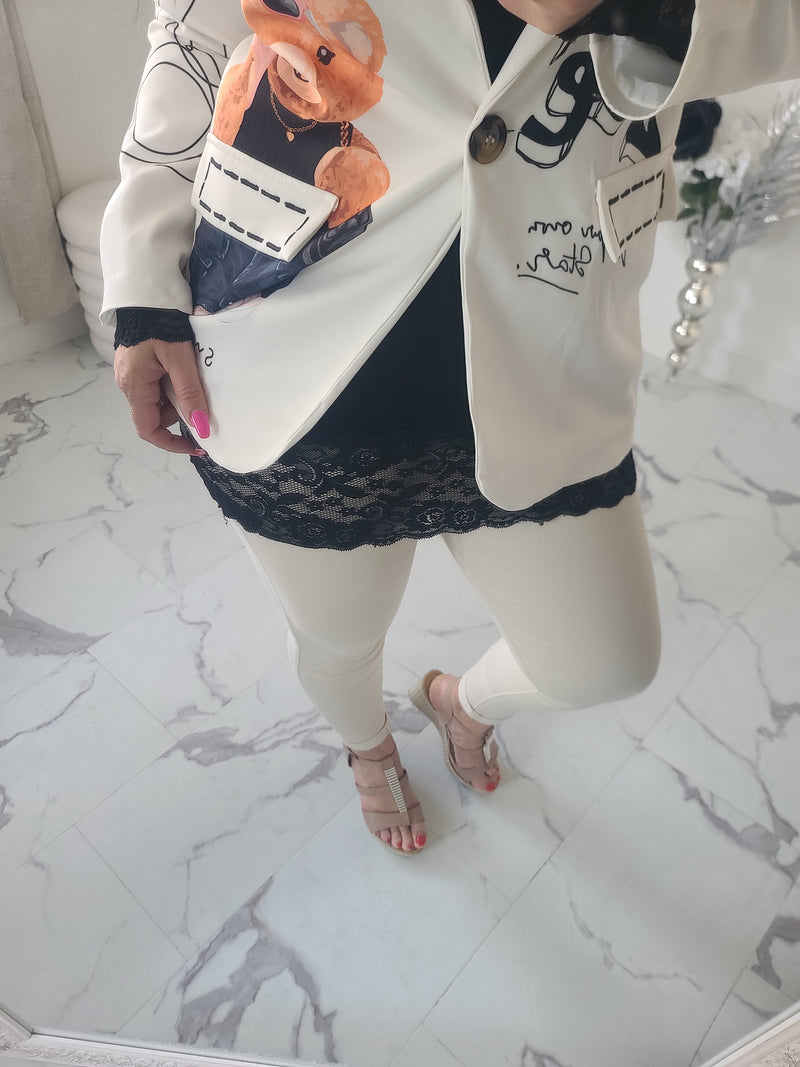 Rouleau dentelle LOAN noir