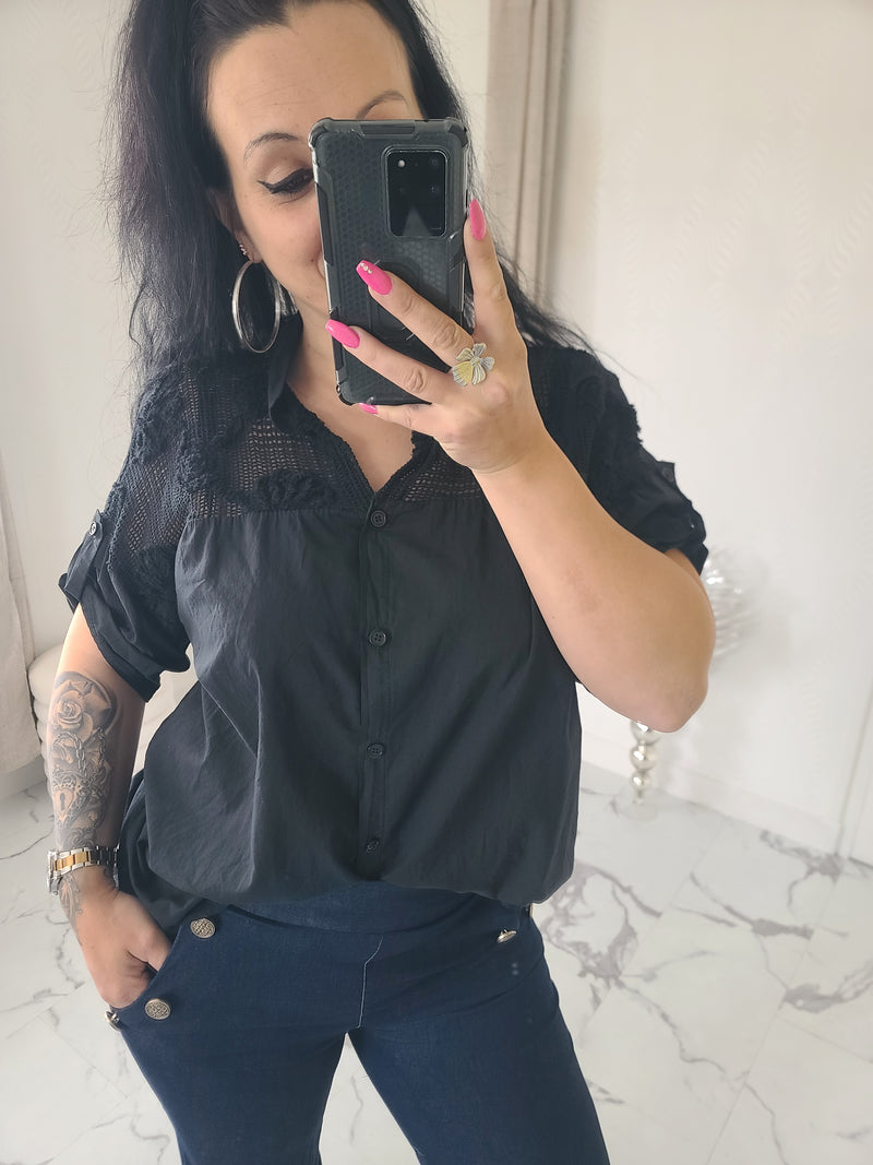 Chemise ELYA noire
