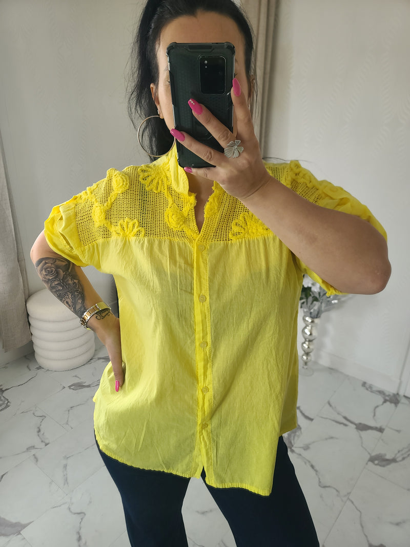 Chemise ELYA jaune