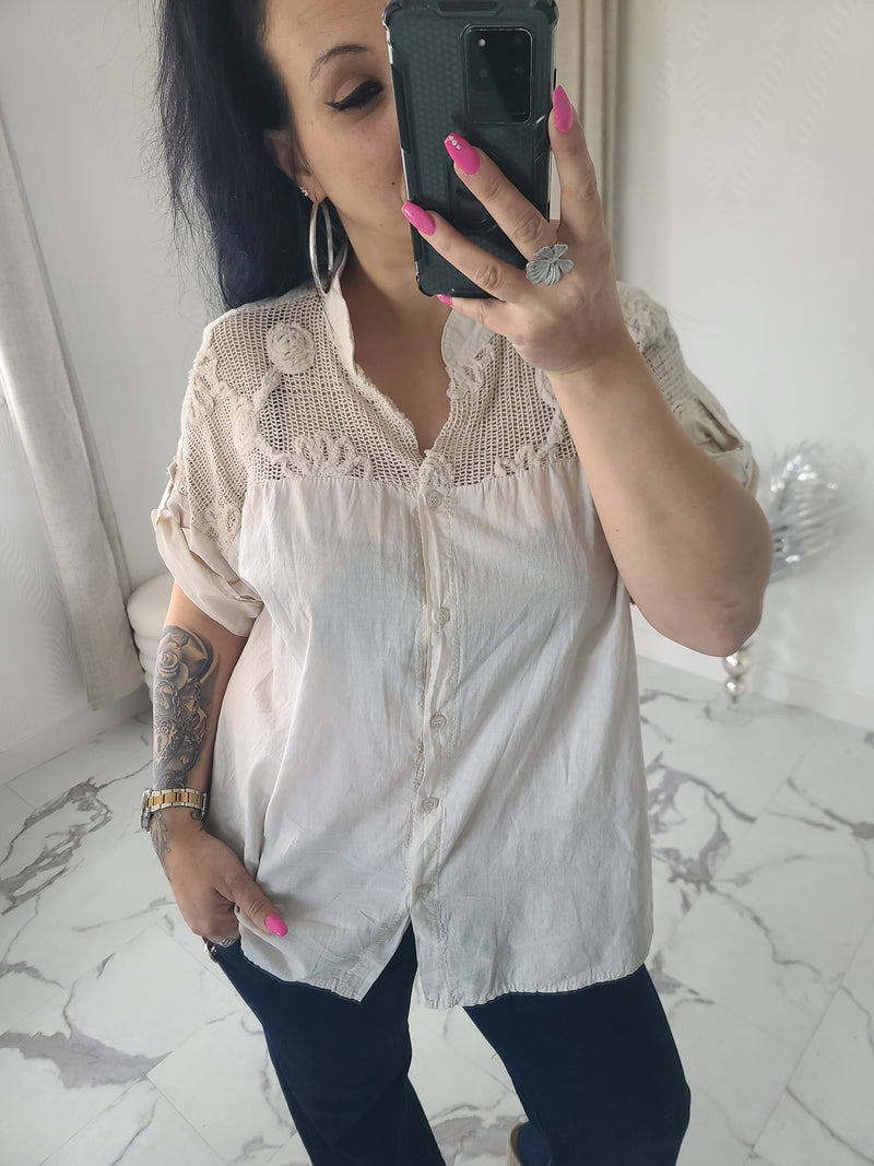 Chemise ELYA beige