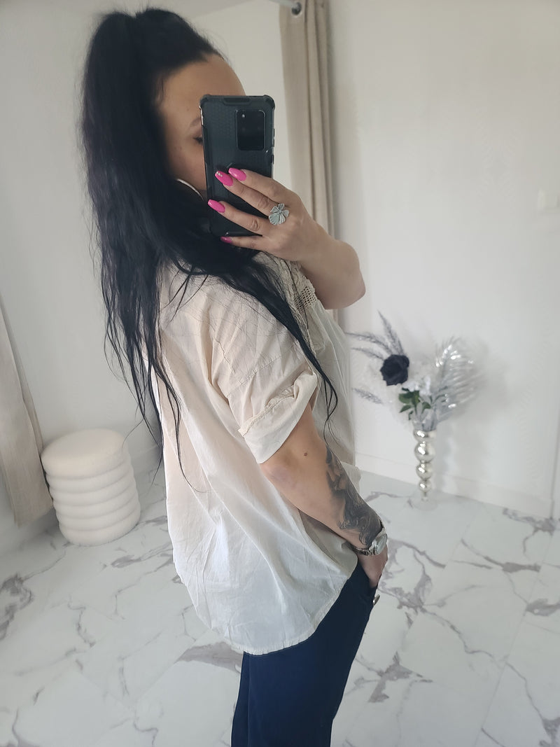 Chemise ELYA beige