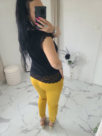 Pantalon CHRISY moutarde