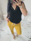 Pantalon CHRISY moutarde