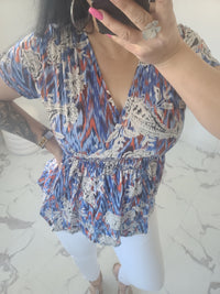 Top taille magique KAÏS bleu