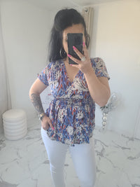 Top taille magique KAÏS bleu