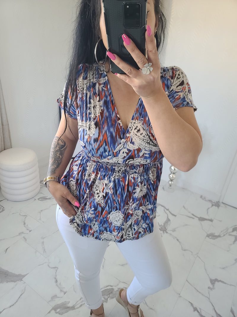 Top taille magique KAÏS bleu