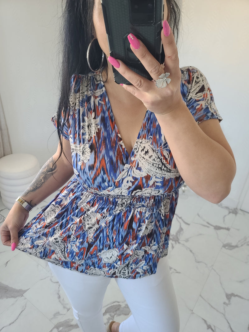 Top taille magique KAÏS bleu