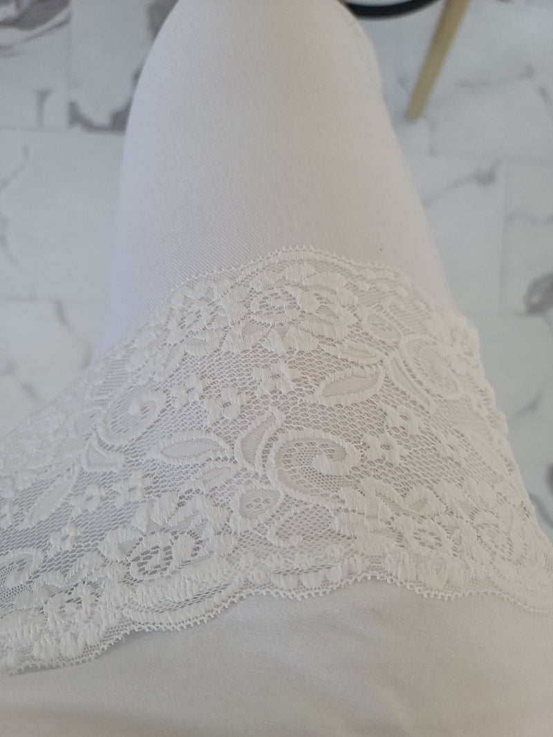 Rouleau dentelle LOAN blanc