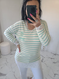 Rouleau dentelle LOAN blanc