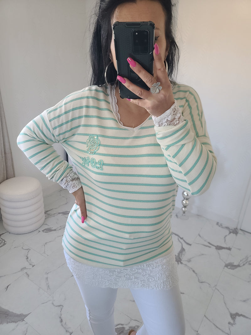 Rouleau dentelle LOAN blanc