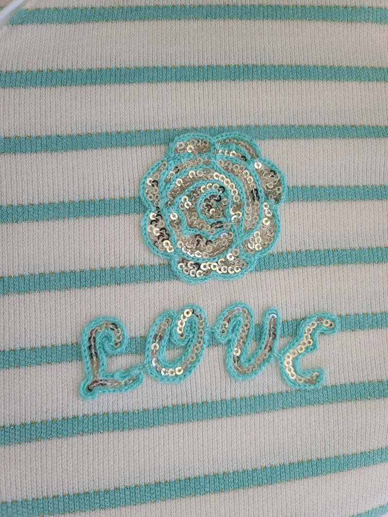 T-shirt ROSA vert d'eau