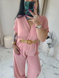 Combinaison Tess rose