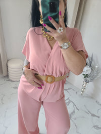 Combinaison Tess rose