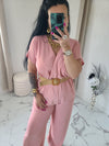 Combinaison Tess rose