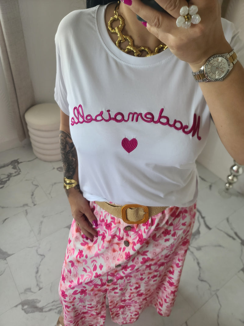 T-shirt MAEMOISELLE rose