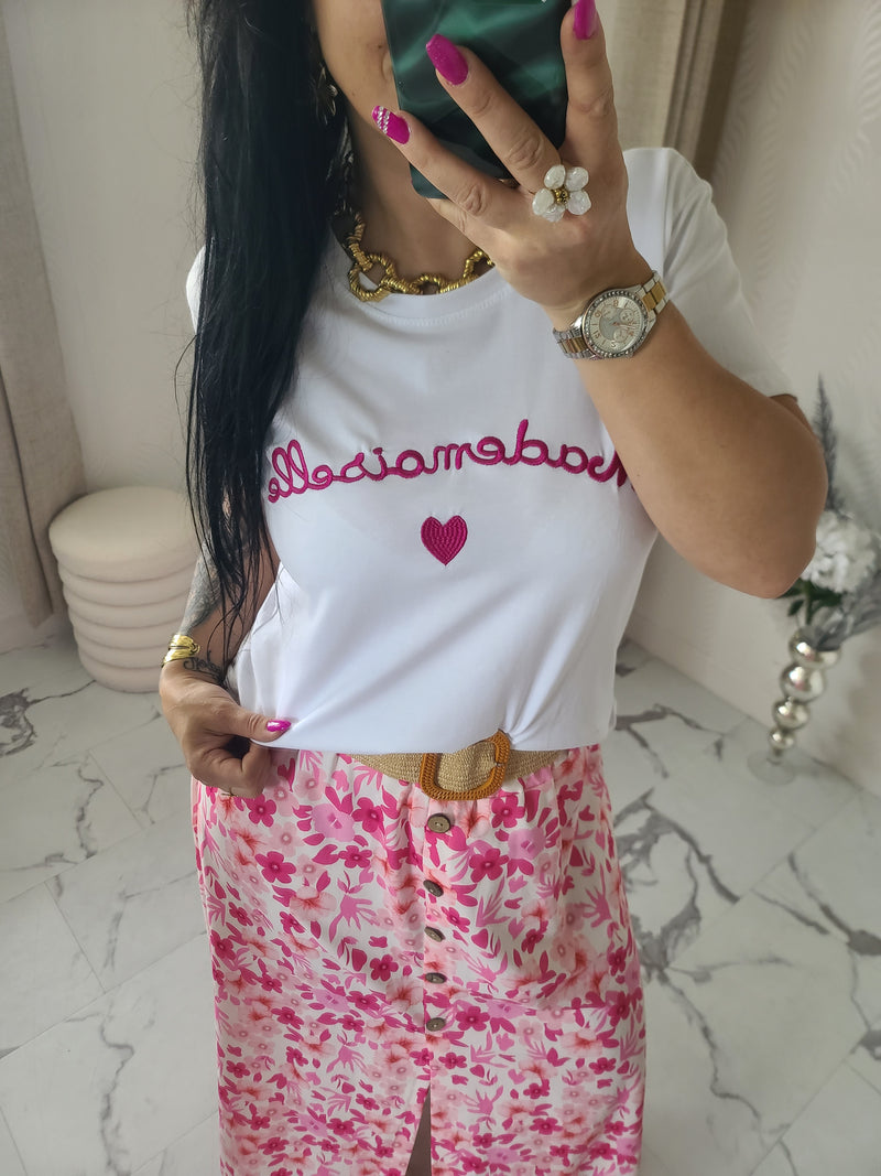 T-shirt MAEMOISELLE rose