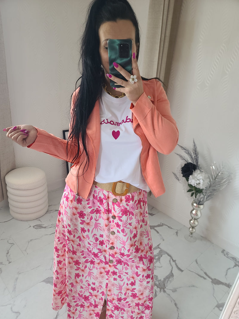 T-shirt MAEMOISELLE rose