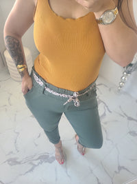 Pantalon CHRISY kaki