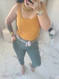 Pantalon CHRISY kaki