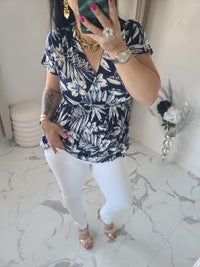 Jeans slim SANDRO blanc