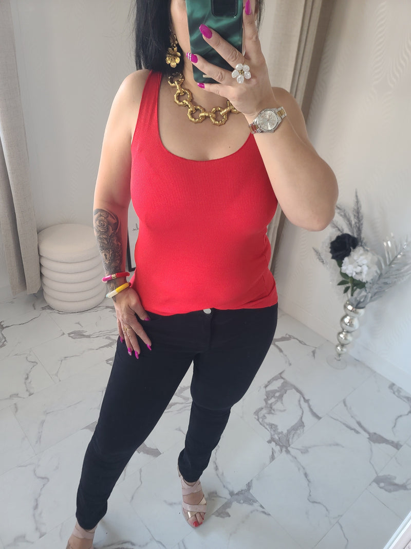 Débardeur Laura rouge