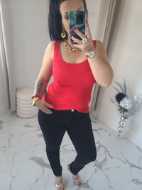 Débardeur Laura rouge