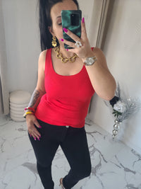 Débardeur Laura rouge