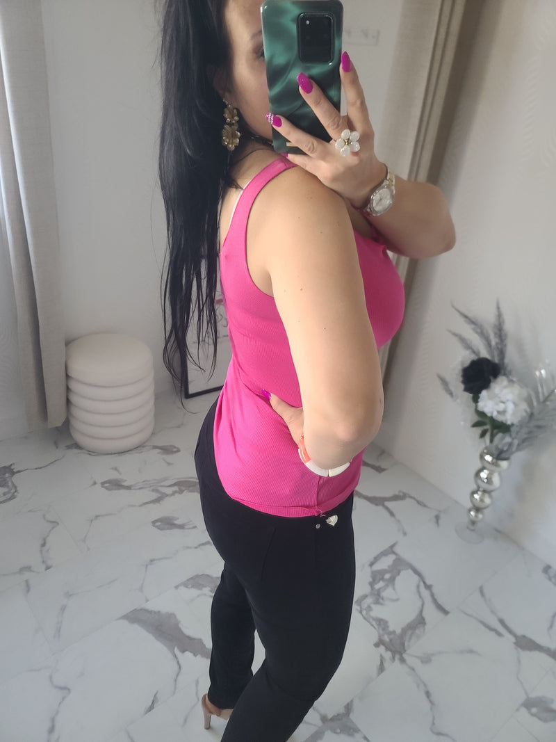 Débardeur Laura fuchsia