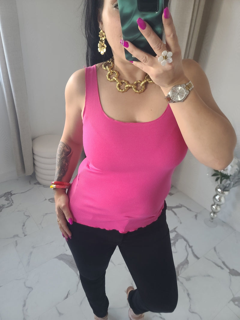 Débardeur Laura fuchsia