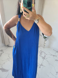 Robe INDILA bleu roi
