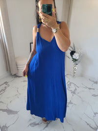 Robe INDILA bleu roi