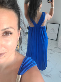 Robe INDILA bleu roi