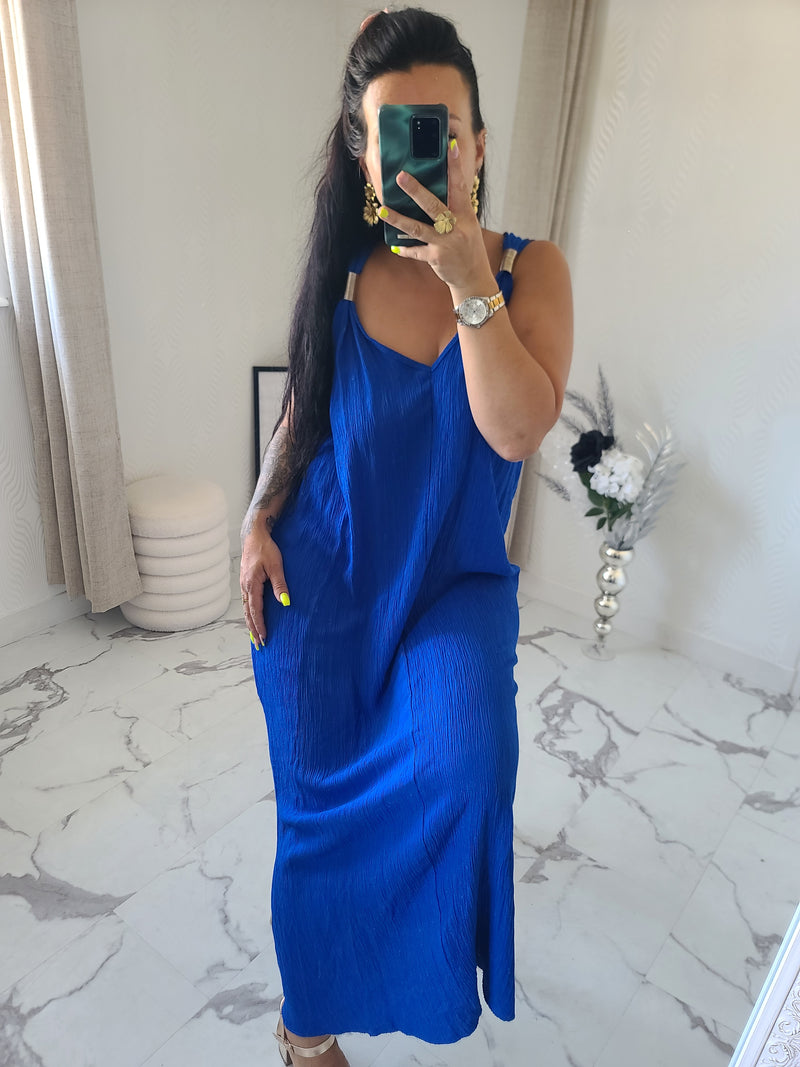 Robe INDILA bleu roi