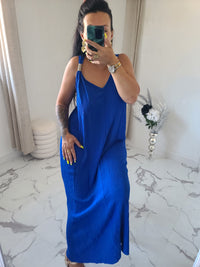 Robe INDILA bleu roi