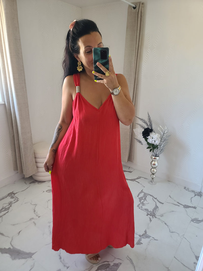 Robe INDILA rouge