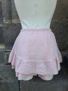 Jupe-short en gaze de coton LYRA blush