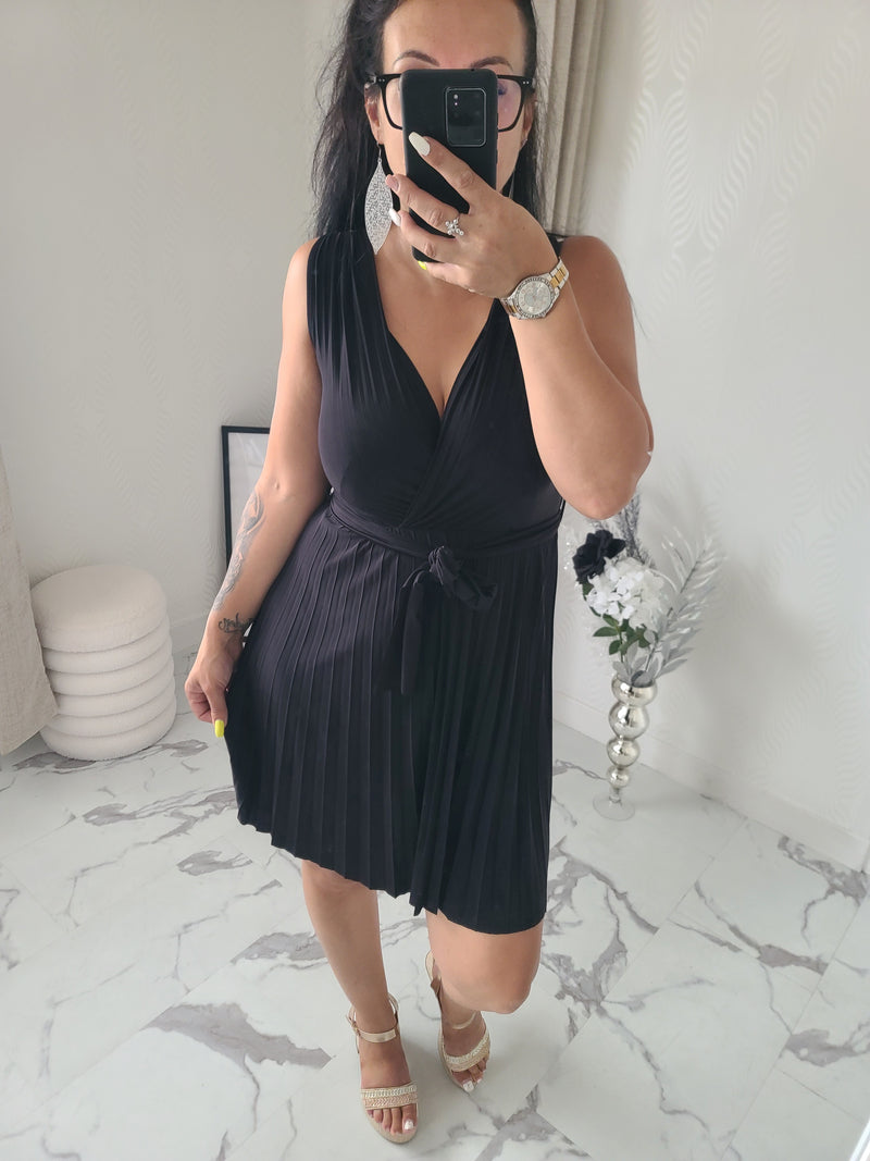 Robe courte AGNES noir