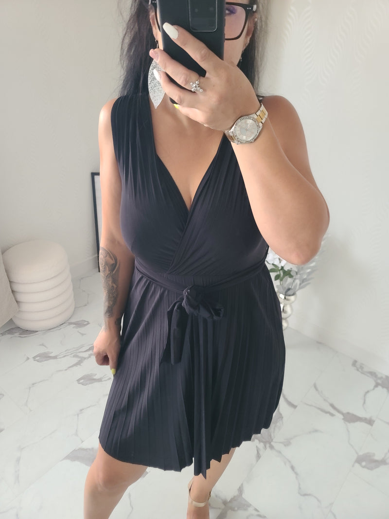 Robe courte AGNES noir