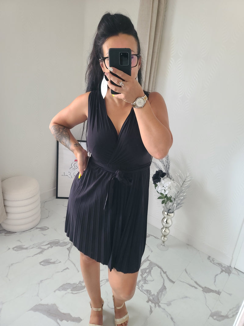 Robe courte AGNES noir