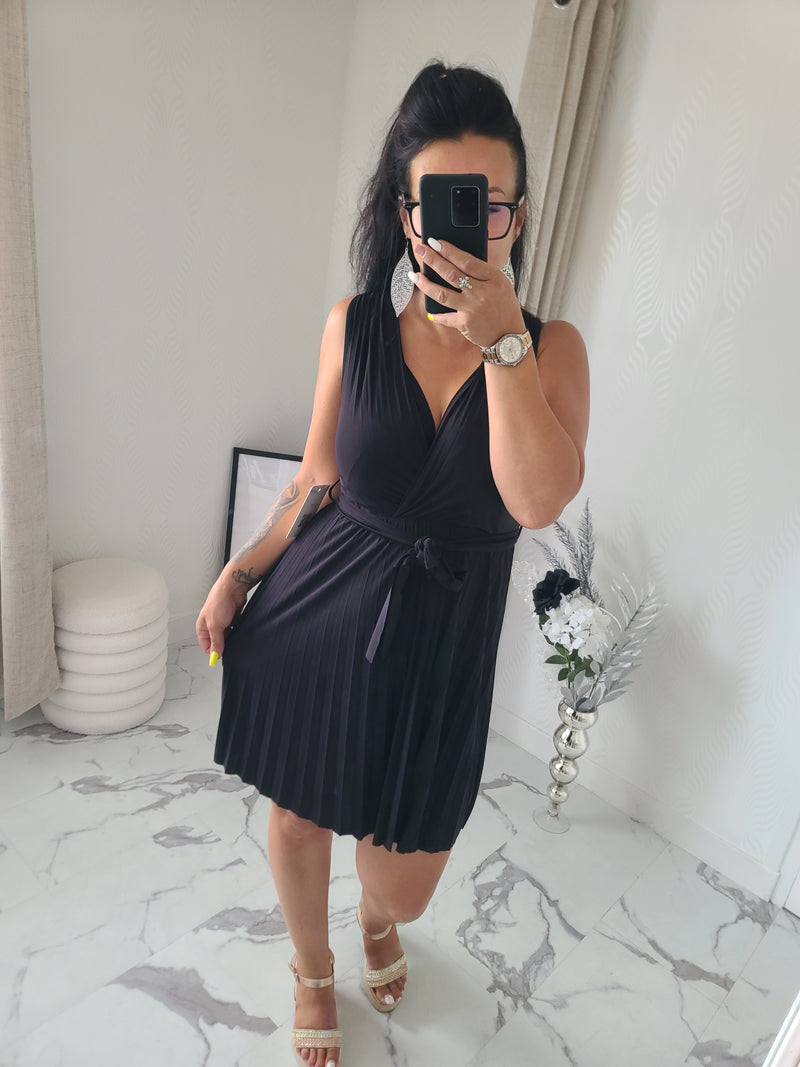 Robe courte AGNES noir