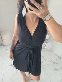 Robe courte AGNES noir