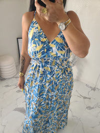 Robe imprimée GUILIA2 bleu