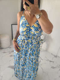 Robe imprimée GUILIA2 bleu