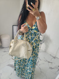 Robe imprimée GUILIA2 verte