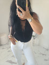 Body CONSTANT en dentelle noir