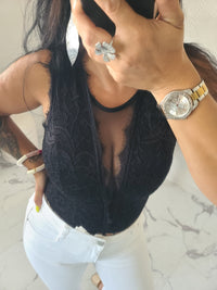 Body CONSTANT en dentelle noir