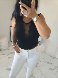 Body CONSTANT en dentelle noir